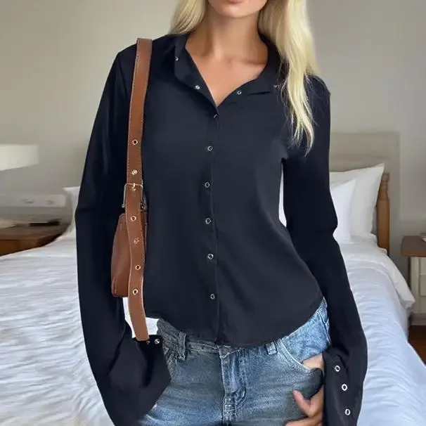 

New Long Sleeved Top for Women in Autumn 2025, Fashionable and Casual Slim Fit T-shirt