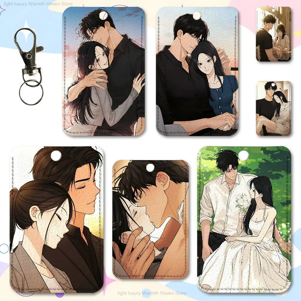 

Manhwa J-Just T-Twilight Cute Cartoon Card Keychain Anime Fashion Pendant Bag ID Door Card Case Bus Card