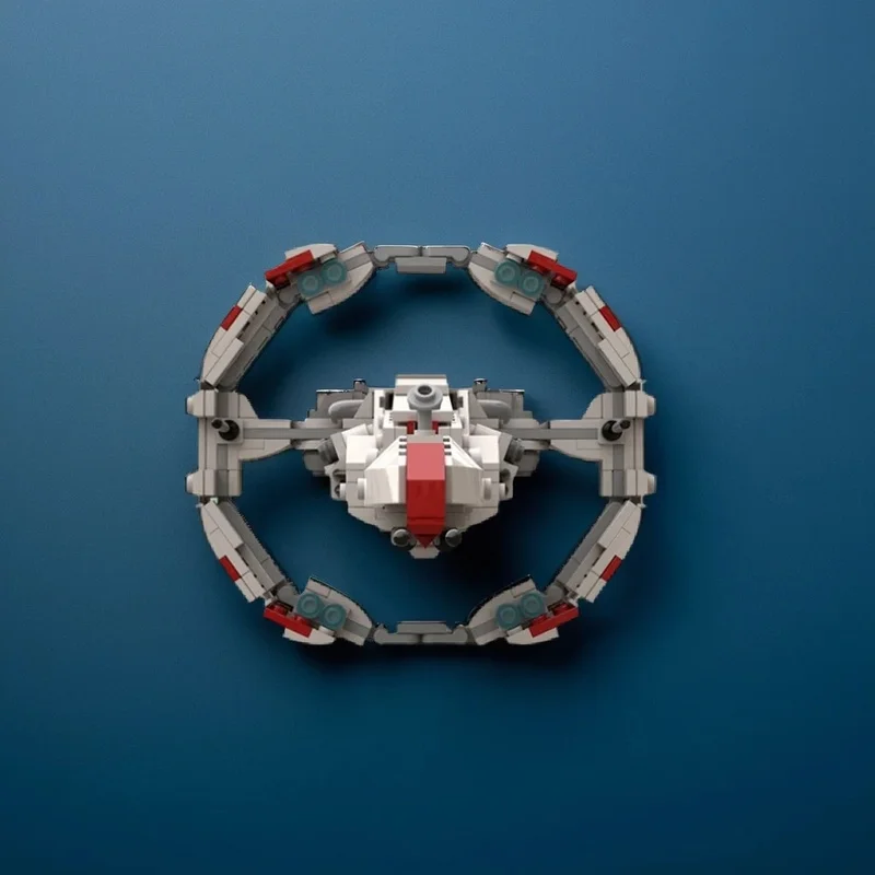 615 деталей MOC EVE Online - Модель космического крейсера 