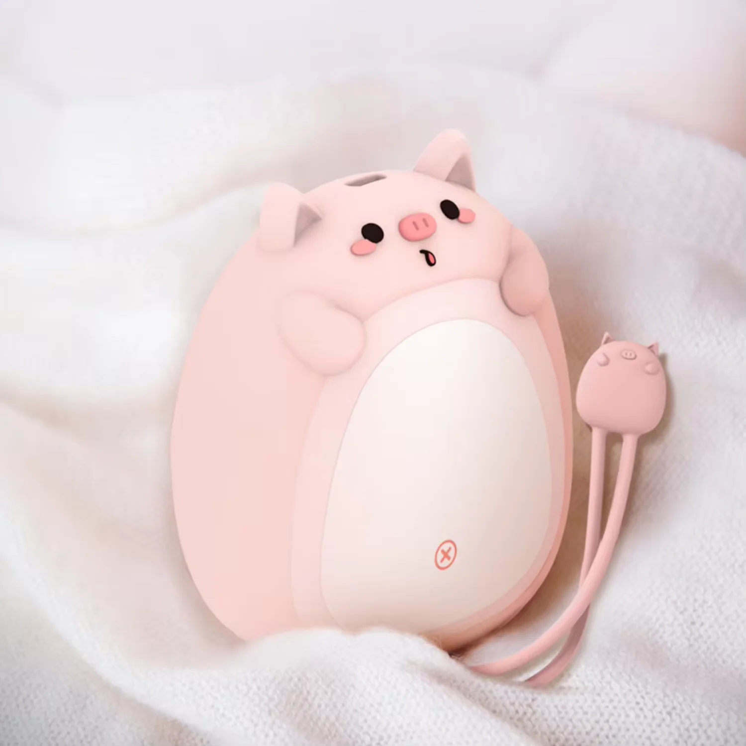 Ultralight  Hand Warmer with Hand Rope Cute Mobile Power Bank Portable 4000mAh  Heater Warmer  Outdoor Travel