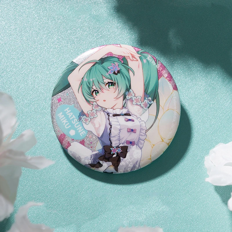 Graffiti Conductor Hatsune Miku Badge Anime Hatsune Miku Bar Chi Badge Two Dimensions Cartoon Girl Bar Chi Cute Child Toy Gift