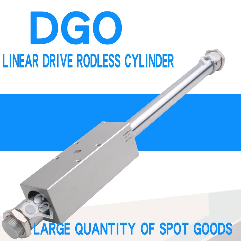 Linear actuator with rodless cylinderDGO-12-16-20-25-32-40-100-120-160-200-300-400-500-600-700-800-1000-12000-1300-PPV-A-B