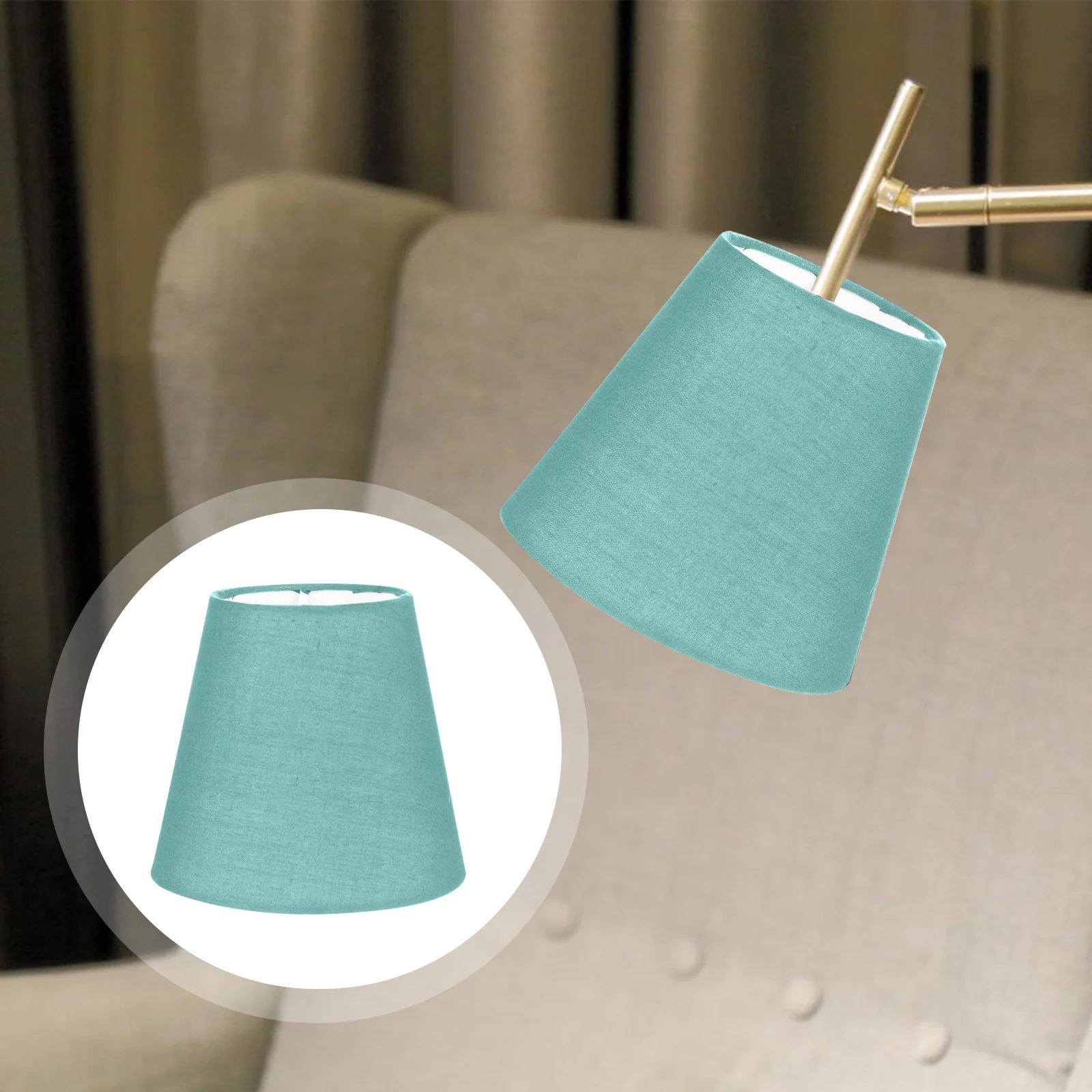 Cloth Lamp Shade Fabric Lampshade Pendant Light Cover Chandelier Accessory Lighting Accessories Bedroom Living Room Lampshade
