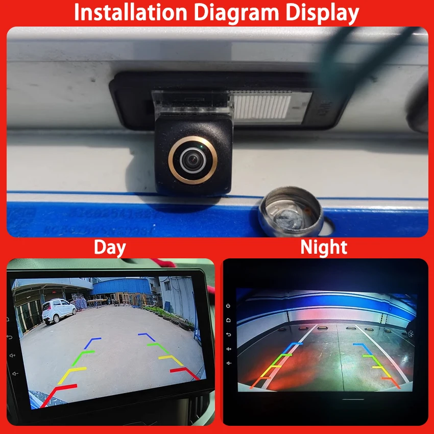 كاميرا الرؤية الخلفية الاحتياطية لميتسوبيشي باجيرو Sfx يتجاوز مونتيرو شوغون V60 1999 ~ 2006 CCD للرؤية الليلية كاميرا لموقف السيارات الذهبي #5
