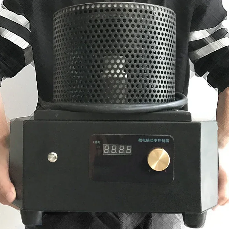 1KG/2KG/3KG 1400 to 1600 Degrees Mini Portable Induction Melting Furnace for Gold Silver Steel Casting Jewelry Smelting Machine 5