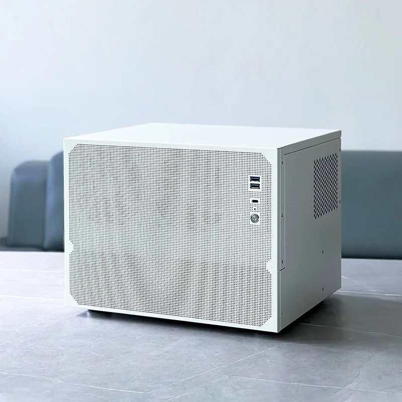 12Gb SAS/SATA Hot-Swap NAS Chassis, 9-Bay JMCD9S2, ATX PSU & MATX Support, Magnetic Dust Cover for Home Server
