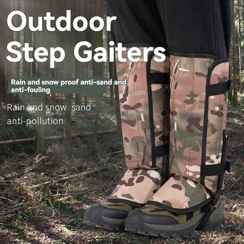 1 Pair Leg Gaiters Outdoor Leg Gaiters Hiking Snow Boot Gaiters Waterproof Boots Cover Legging Gaiters For Men & Women