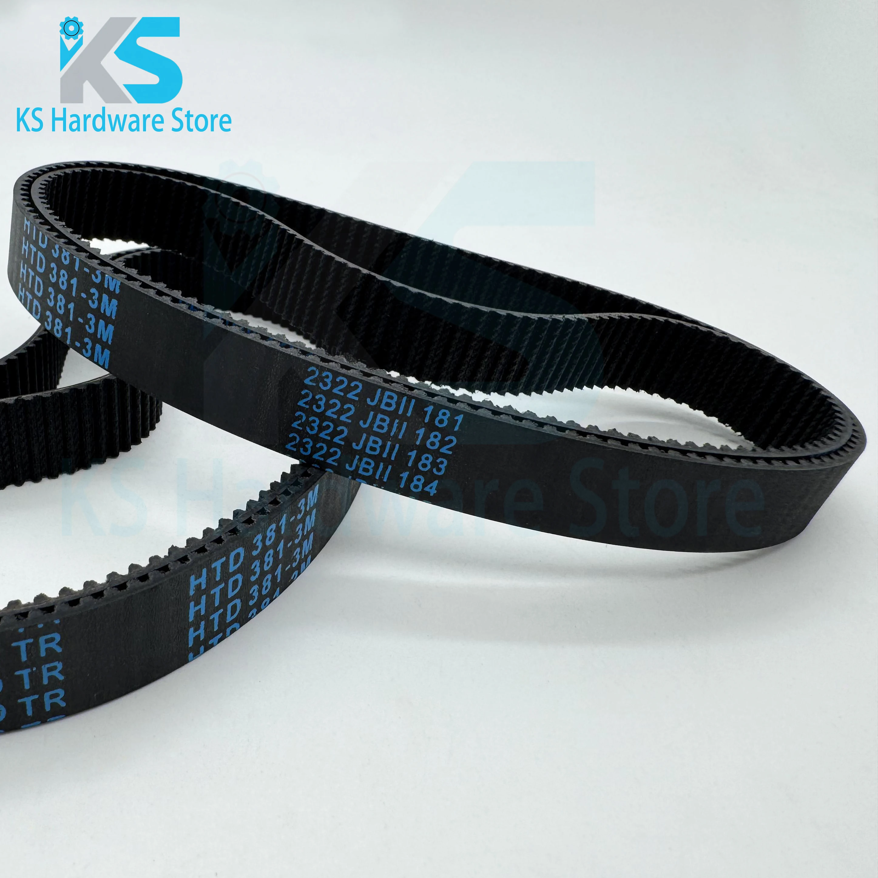HTD3MBelt Perimeter 258mm To 408mm HTD 3M Timing Belt Closed Loop Rubber Belt Width6 10 15 20 Open Synchronous Engraving