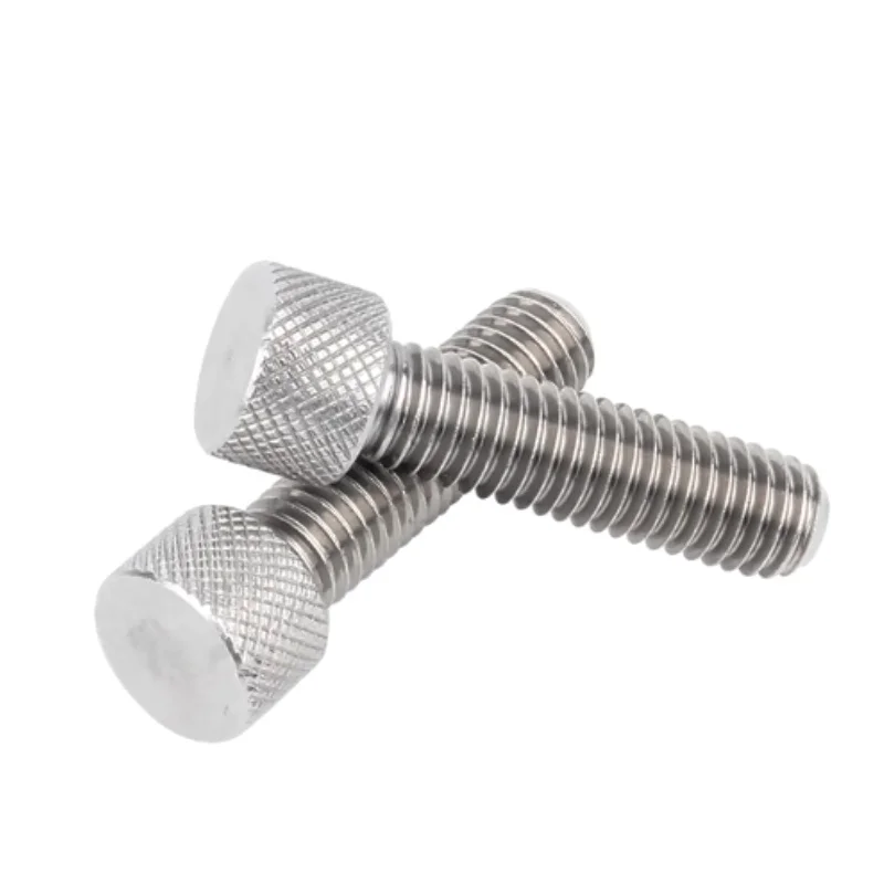 Śruby kciukowe M2 M2.5 M3 M4 M5 M6 M8 304 Głowica radełkowana ze stali nierdzewnej Śruba dokręcająca Okrągła śruba ręczna regulacyjna