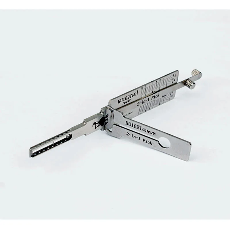 Original LISHI Tools HU162T (8) 2-IN-1 PICK for Public Switch on Ignition Lock/door Lock Anti-Glare LockSmith Tool