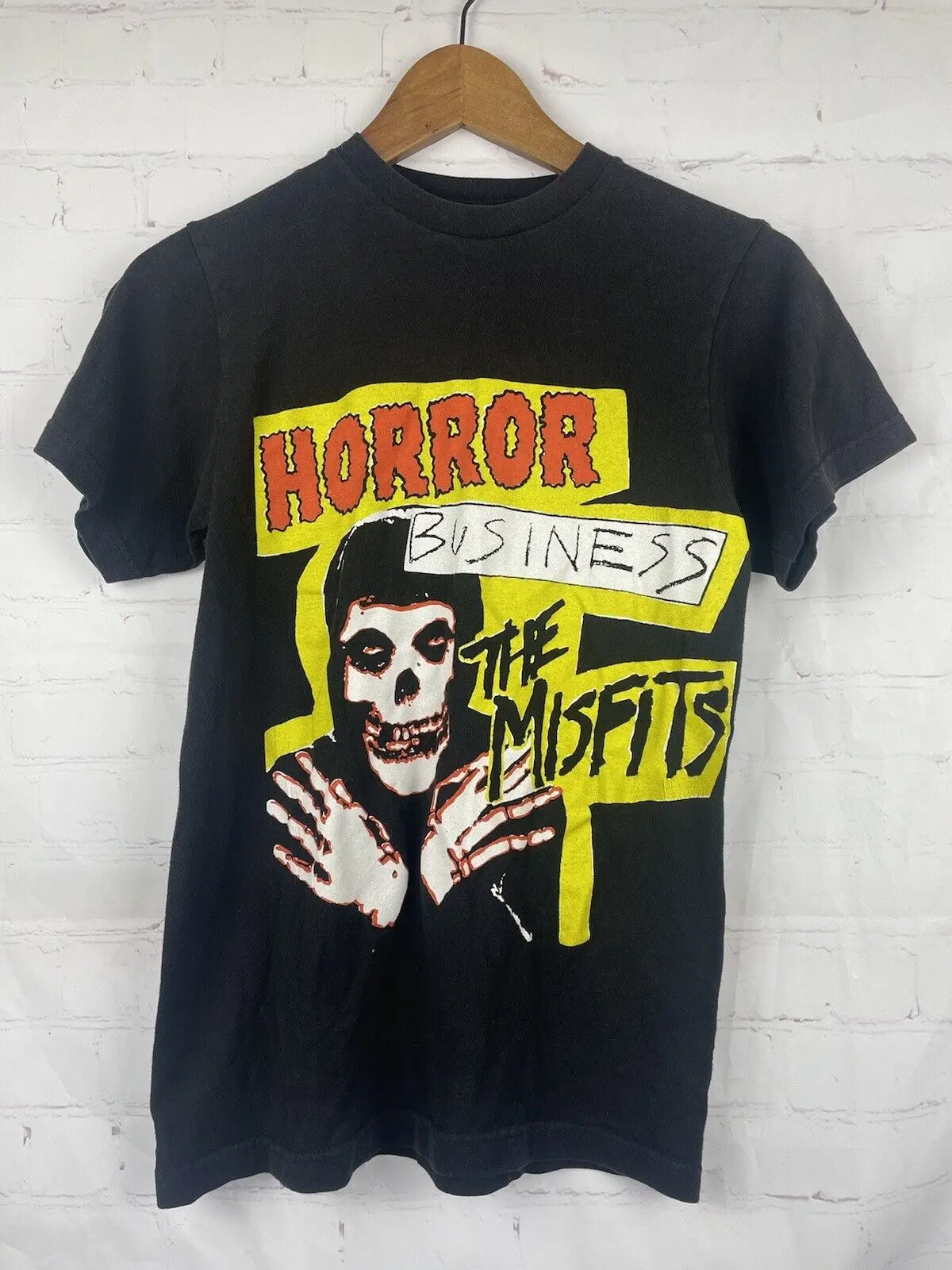 Misfits Horror Business Black T-shirt Size S Or XS (see Measurements Below)