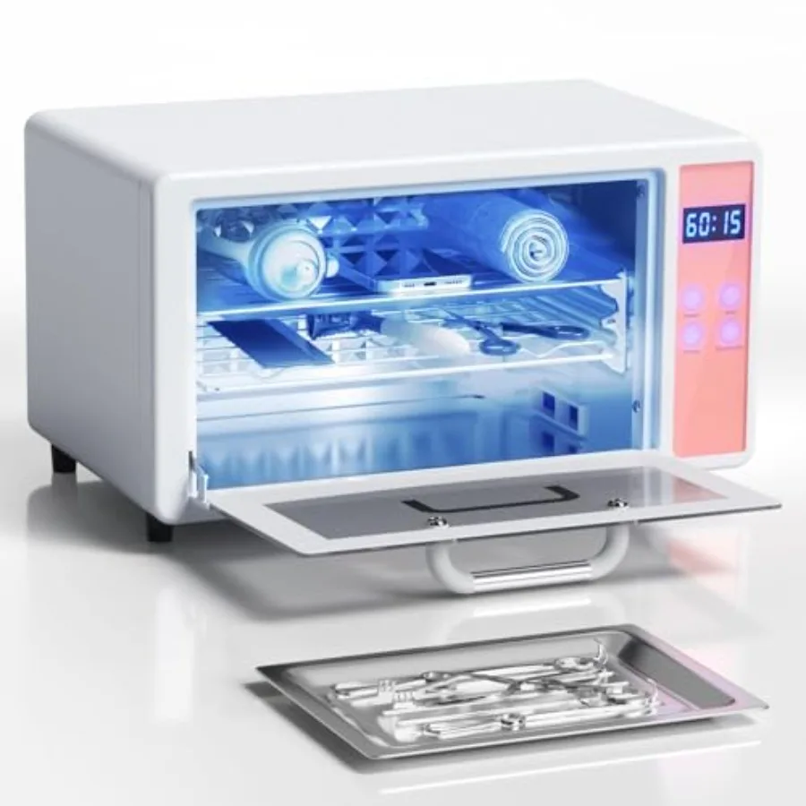 

УФ-стерилизатор для инструментов для маникюра и педикюра - Сухожаровой шкаф-стерилизатор с УФ-лампой для парикмахерских и салонов красоты, 6 л, 110 В