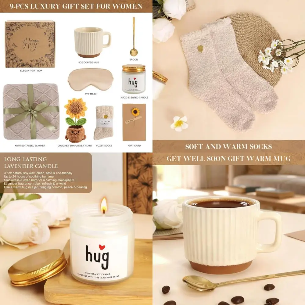 

Ladies' Gift Baskets, Unique Birthday Gifts for Women, Recovery Gift Baskets, Sunshine Sunflower-Themed Gifts, Sunshine Care Gif