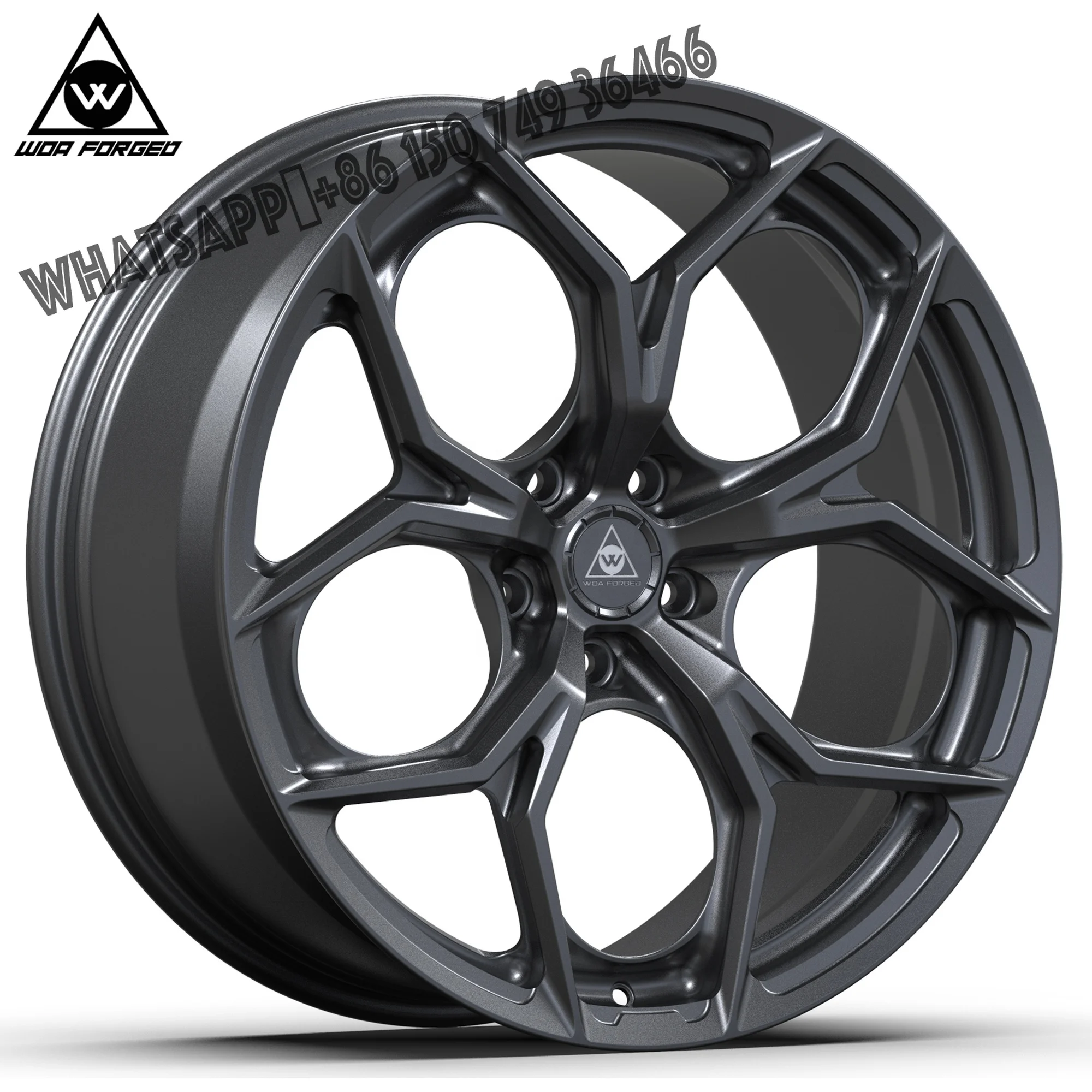 

Amazing Design Satin Black Alloy Rim 5x112 5x120 5x114.3 17 18 19 20 21 22 23 Inch Passenger Car Forged Wheel for P111sc P101sc