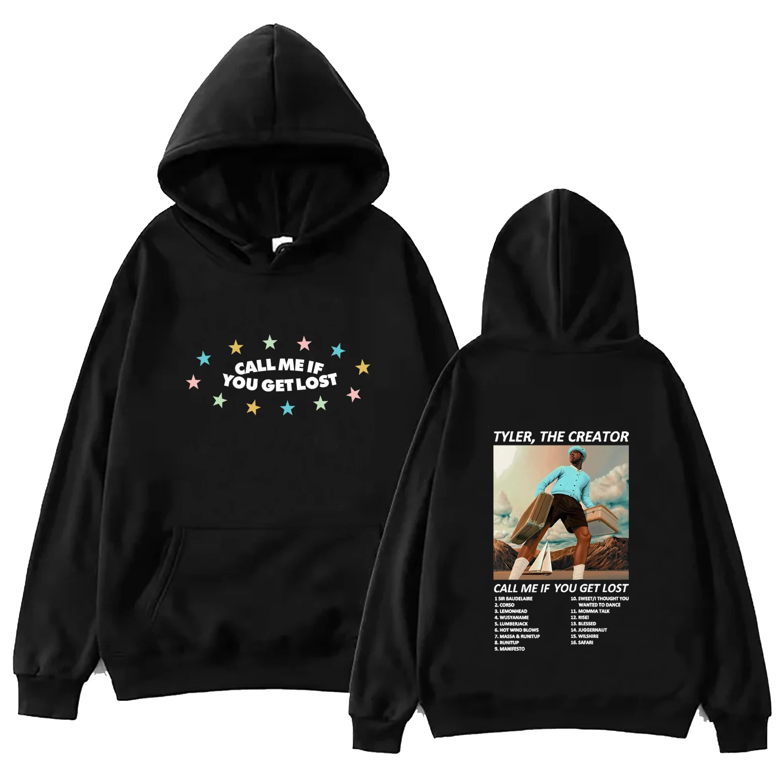 Tyler, der Schöpfer ruft mich an, wenn Sie sich verlieren 2024 Hoodie Frühling und Sommer Langarm lässig Sweatshirt Unisex Musikfans Geschenk