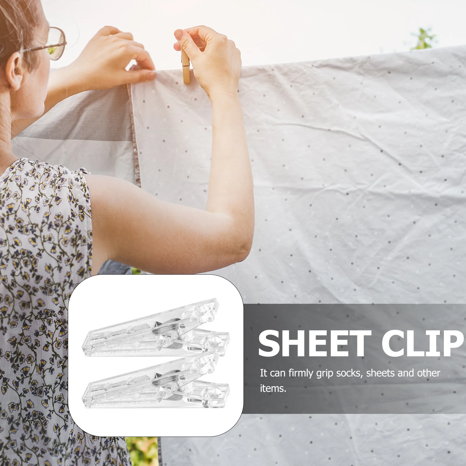 6Pcs Plastic Clips Reusable Sewing Clips for Crafts Quilting and Photos Portable Small Clamps for Home DIY Projects Anti-Slip