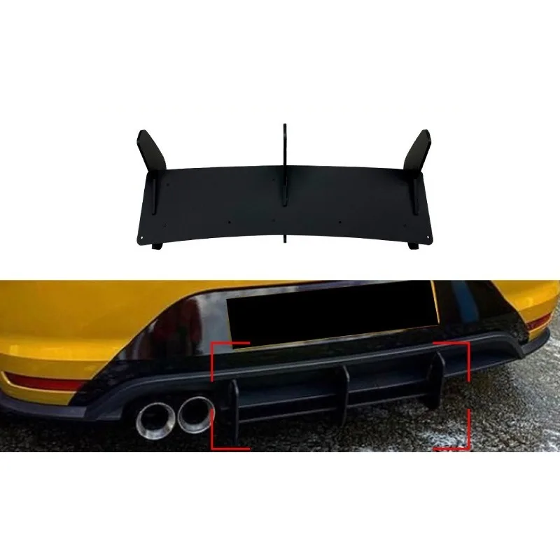 

Rear Bumper Diffuser Splitter for VW Polo MK5 GTI 6R 6C 2&4 Door Facelift 2011-2017 Gloss Black Racing Sport Car Tuning Body Kit