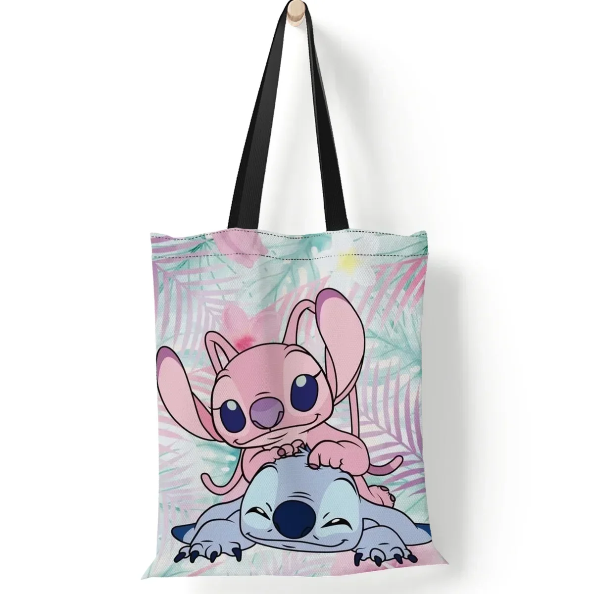 Disney Lilo & Stitch Handbag Kawaii Shopping Storage Bag Cute anime Stitch Print Fashion Decorative Items Gift for Girlfriend