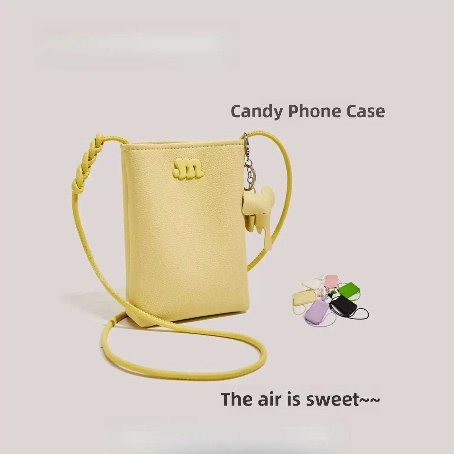 

Cute Little Elephant Mobile Phone Bag Single Shoulder Crossbody Bag for Walking 2026 New Style Youth Unisex Mobile Phone Pouch