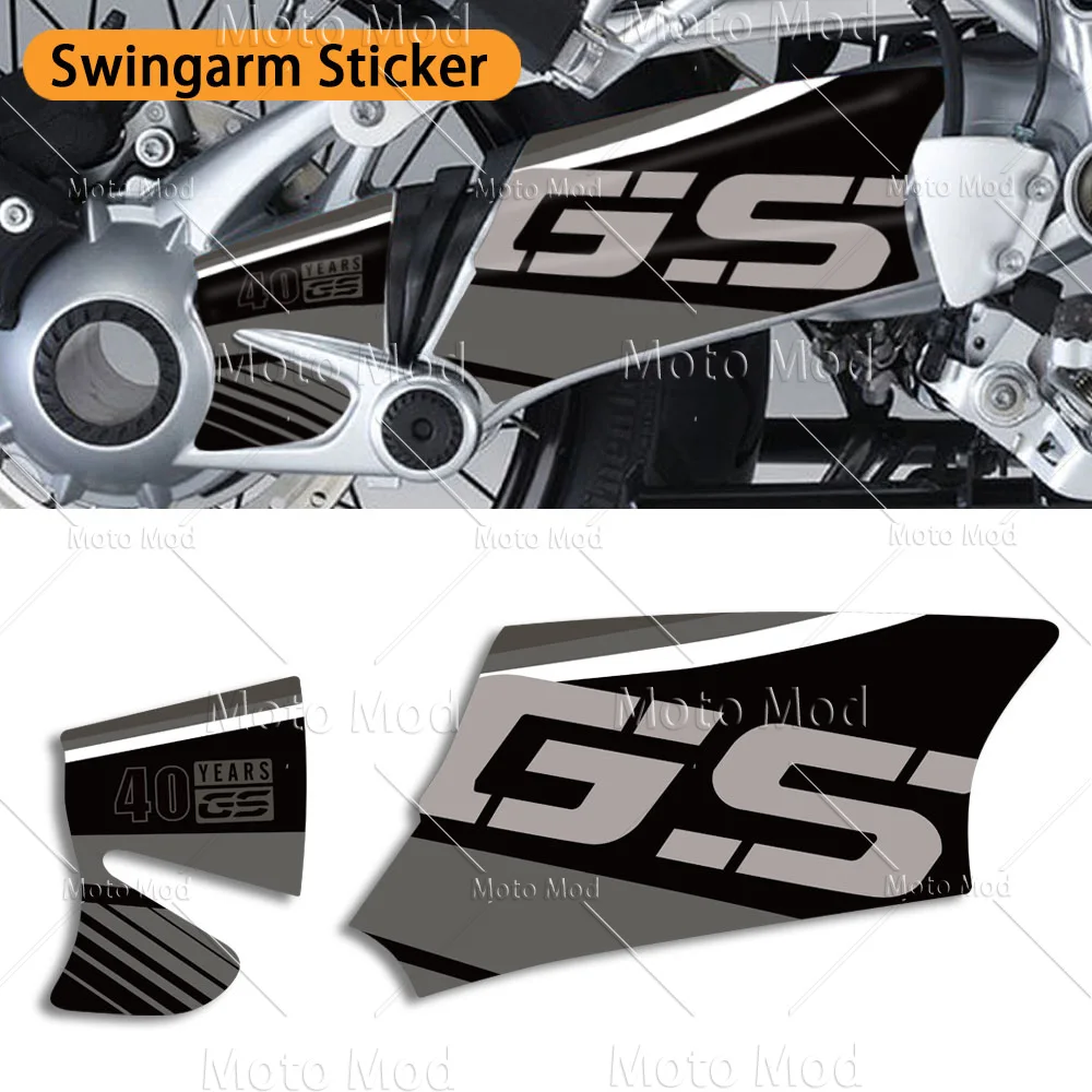 3M Motorcycle Swing arm Decal Waterproof Rotating Shaft Swingarm Sticker For R1200GS 04-12 R1200GS Adventure 04-13