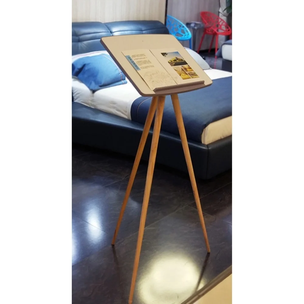 Turn Page Menu Contract Book Publicity Sign Holder Wood Wedding Name List Label Frame