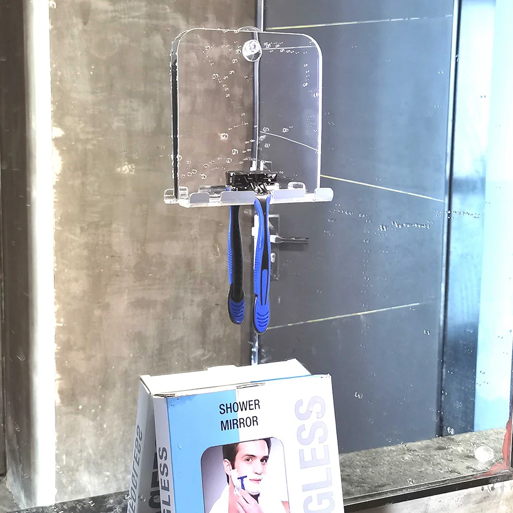 

Anti Fog Mirror Portable for Bathroom Travel Home Use with Suction Cup Unique Gift Idea Bathroom Mirror