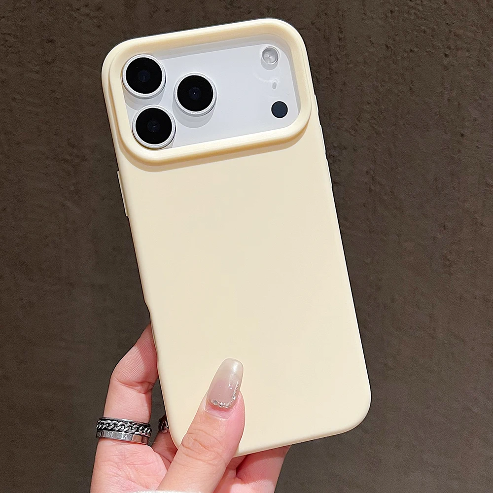 Matte Weiche Bonbonfarbene Handyhülle für iPhone 18 17 Air 16 15 14 13 12 11 Pro Max Plus Silikon Stoßfester Schutz Solide Hülle – Detail 10