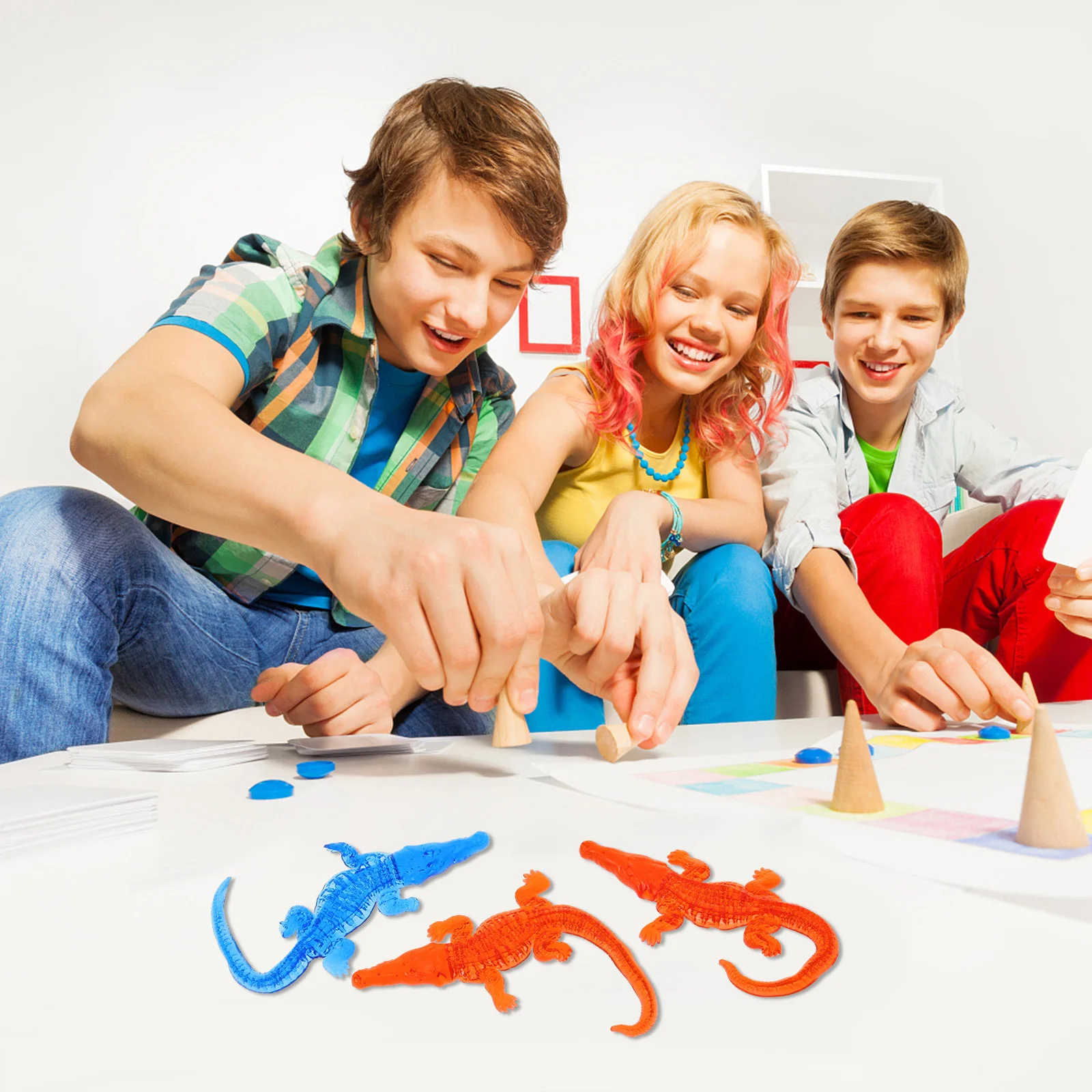 

24 шт., эластичная липкая игрушка для детей, снятие стресса, забавные сувениры для вечеринки, подарок на день рождения, разные цвета