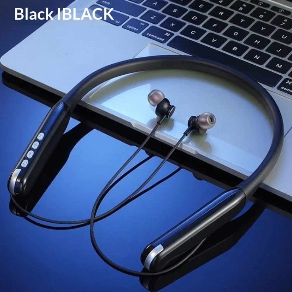 2025 New Model Neck-hung Bluetooth Headphones Non-In-Ear Comfortable Wearing Noise Cancellation Ultra-Long Battery Life Sports F view 6