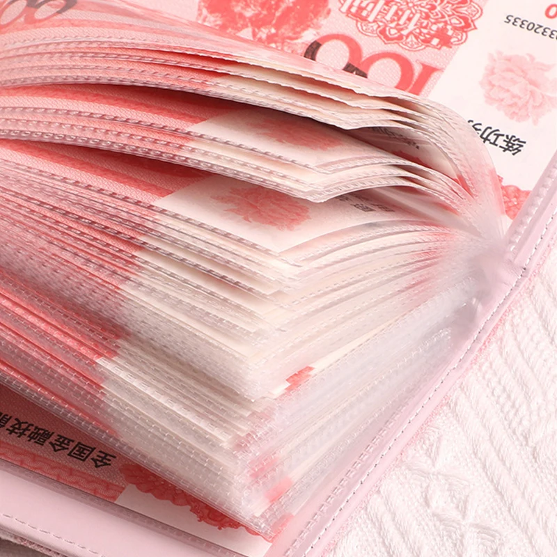 قفل كلمة مرور شبكي من Love، كتاب التوفير النقدي، محفظة التوفير، كتاب تخزين ذو سعة كبيرة، يمكن أن يحمل 100 ورقة نقدية #2