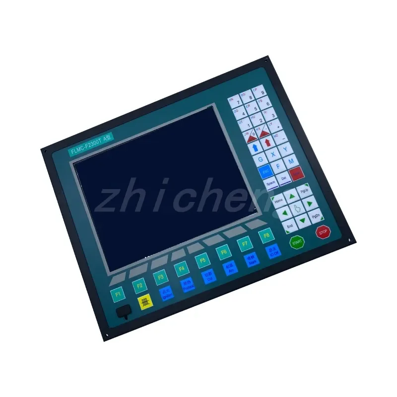 HOT! F2300AT F2300A CNC operating system flame plasma gantry cutting machine controller 10.4 -inch color LCD screen