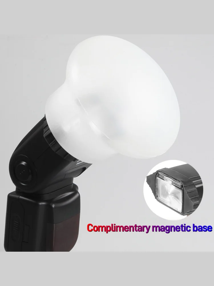 Magnetic Silicon Light Diffuser Sphere Modular Flash Photography Accessories for Magmod for Canon Nikon Yongnuo Camera Speedlite