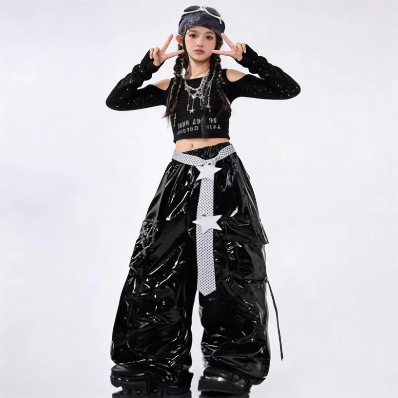 ensembles-de-vetements-pour-filles-jazz-girl-group-hauts-courts-a-paillettes-noires-pantalons-cargo-costume-de-danse-de-rue-pour-enfants-streetwear-k-pop-pour-enfants