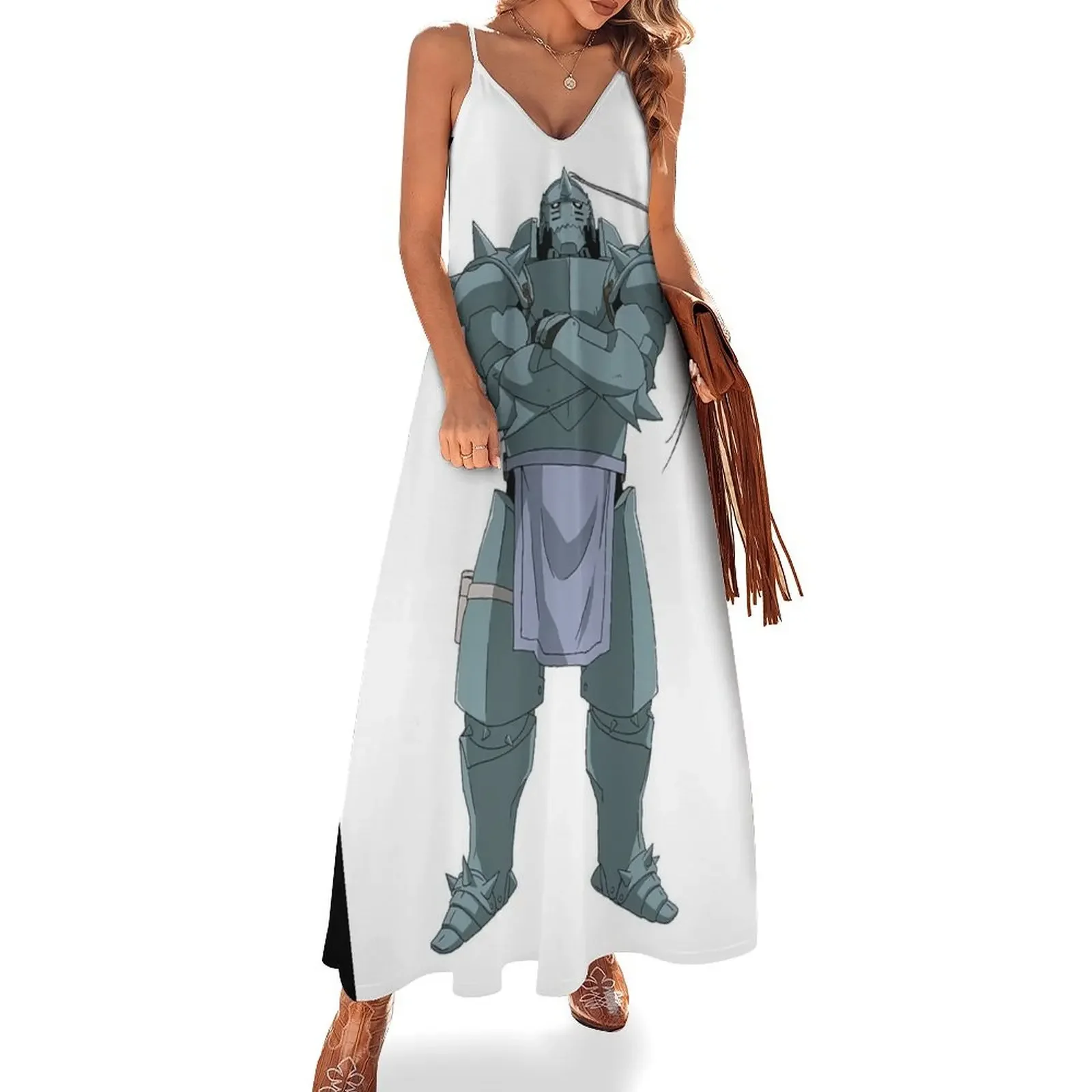 

Alphonse Elric Sleeveless Dress loose women's dress summer dresses for women 2025 Long veiled dresses Dress