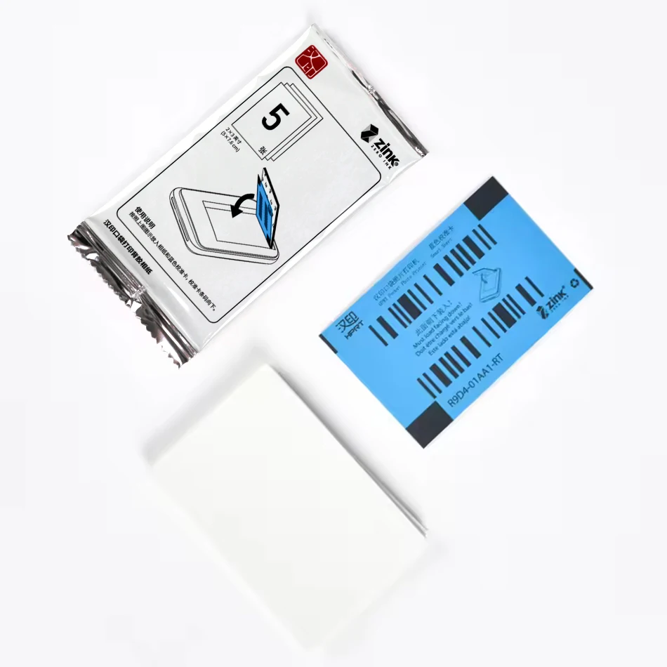 Color Photo Paper 2x3 Inch Sticky-Backed Zink Photo Paper For HPRT MT53 Pocket Photo Printer