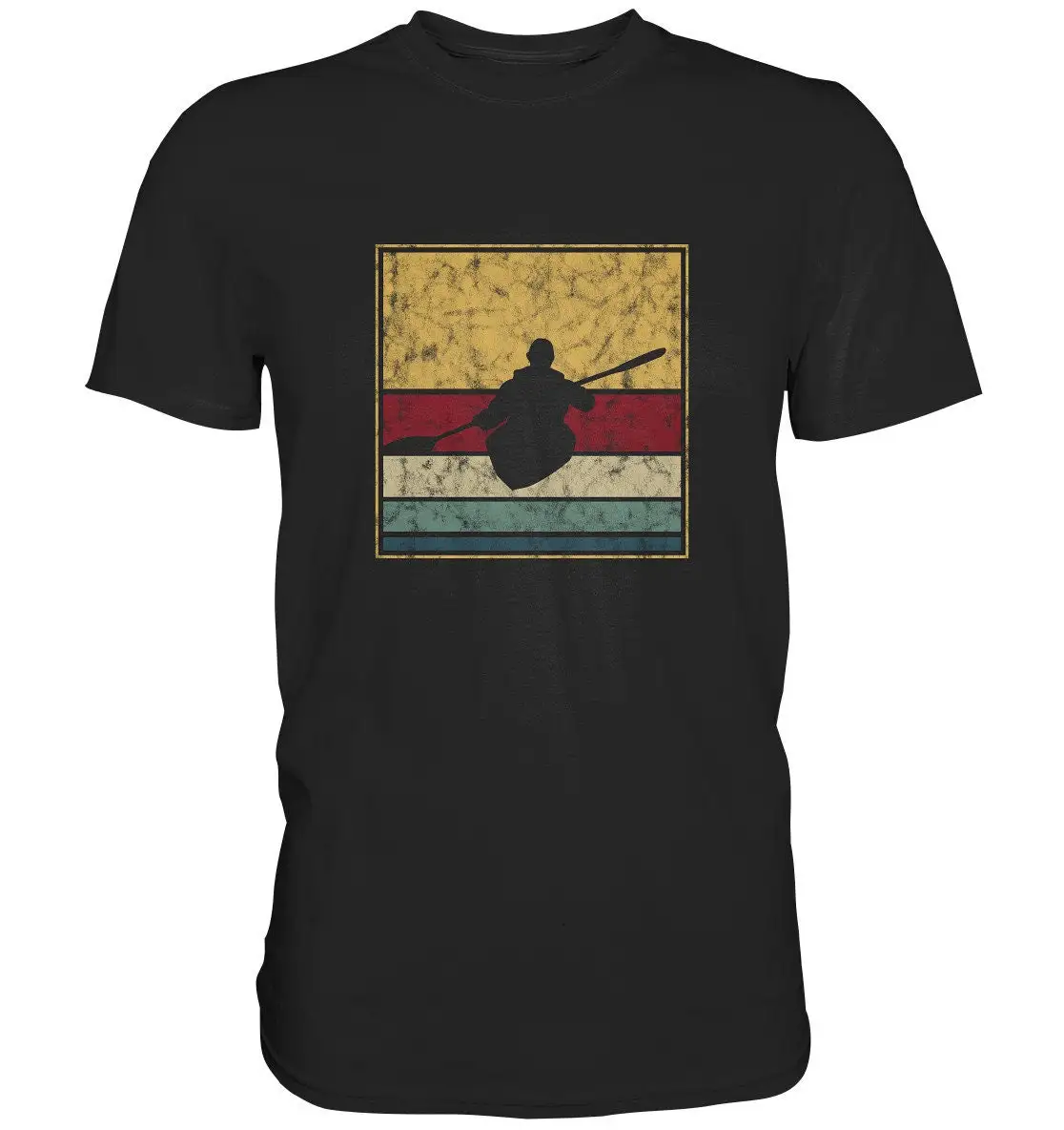 Kayaker Kayak Retro Vintage T Shirt