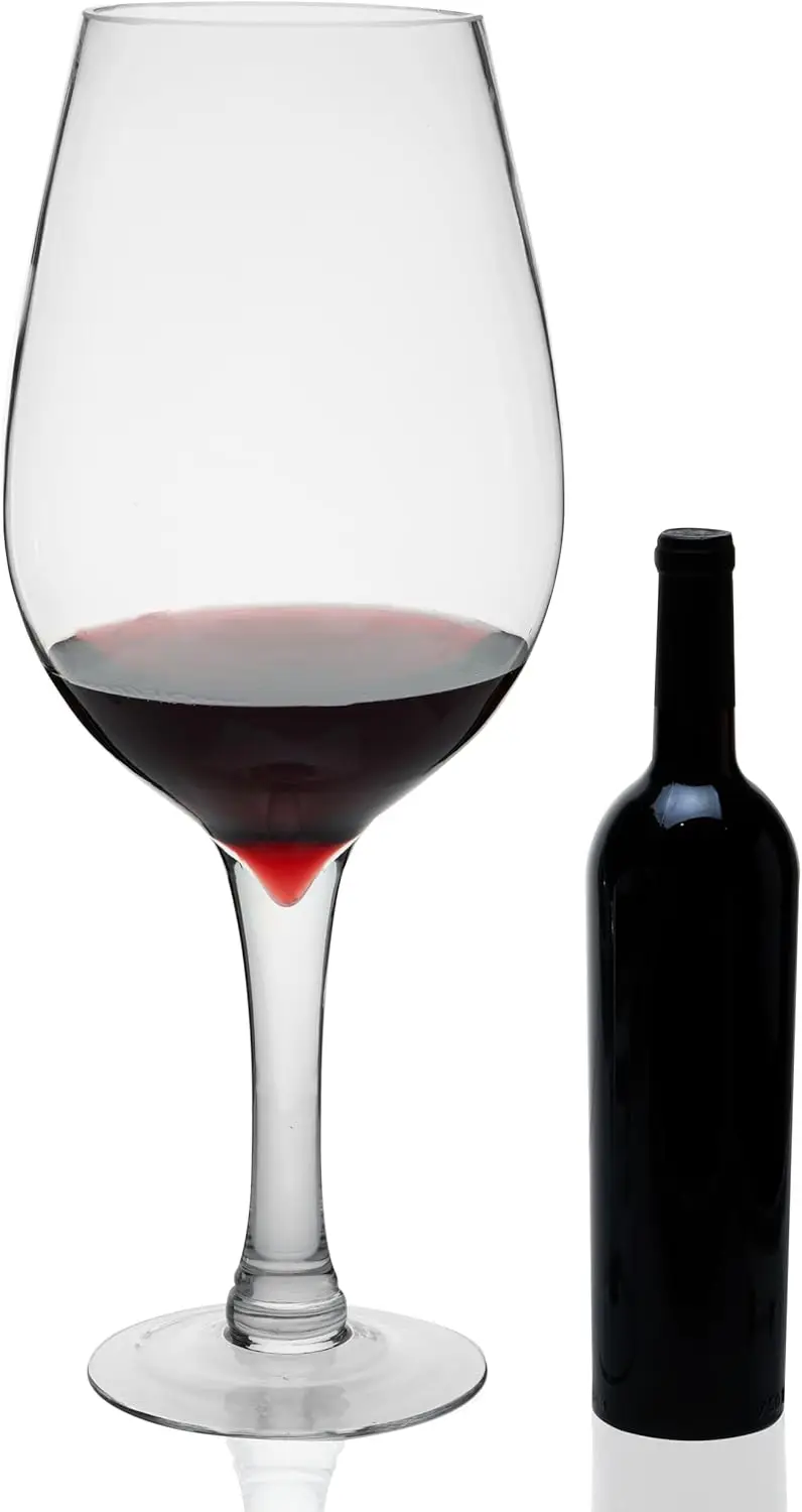 

Гигантский бокал для вина вместимостью 1,5 галлона, универсальный декор для кухни, дома или бара