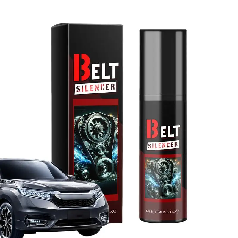 Car Belt Noise Spray 100ml Prolongs Belt Life Engine Belt Silencer Automobile Engine Belt Silencer Prolongs Belt Life Protective