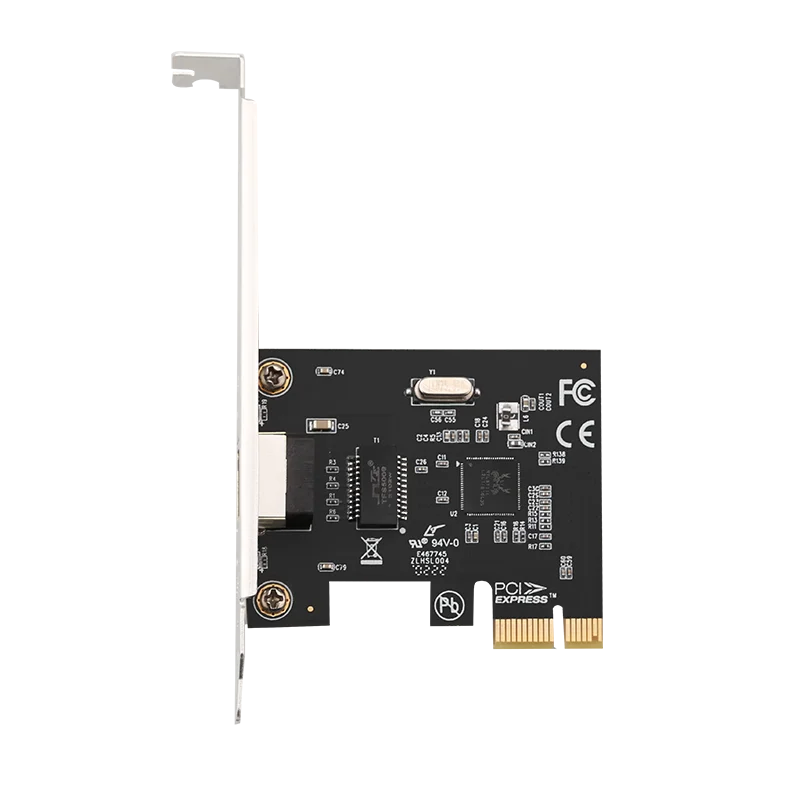 2 PCS Placa de interface de rede PCIe1X 1G Lan de alto desempenho Realtek8111L