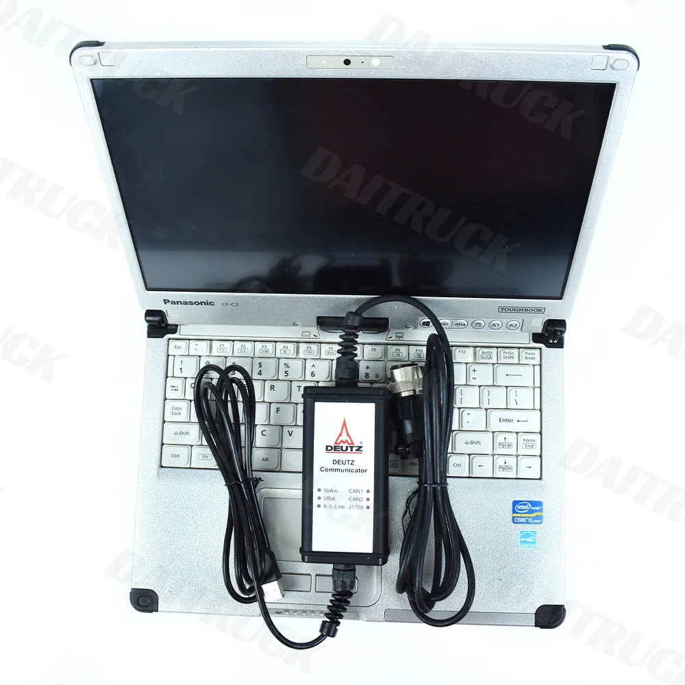 CFC2 Laptop+ for Deutz Auto Communicator OBD Scanner for Controllers EMR2 EMR3 EMR4 Serdia 2010