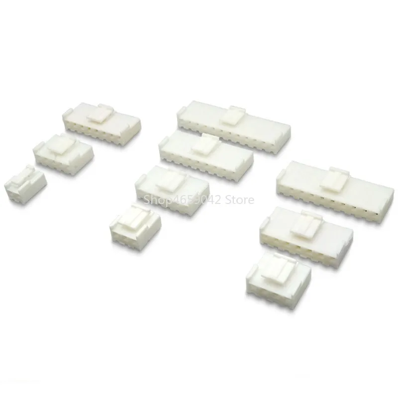 5sets VH 3.96mm Pitch 2P 3P 4P 5P 6P 7P 8Pin Curved Needle Male Plug + Female Housing + Terminals VH3.96 Connector