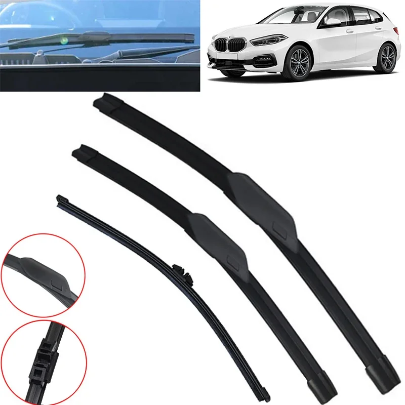 

Car Front and Rear Windshield Wiper Blade For BMW 1 Series F40 118i SE 2019-2023 Windscreen Window Brushes Glass blades