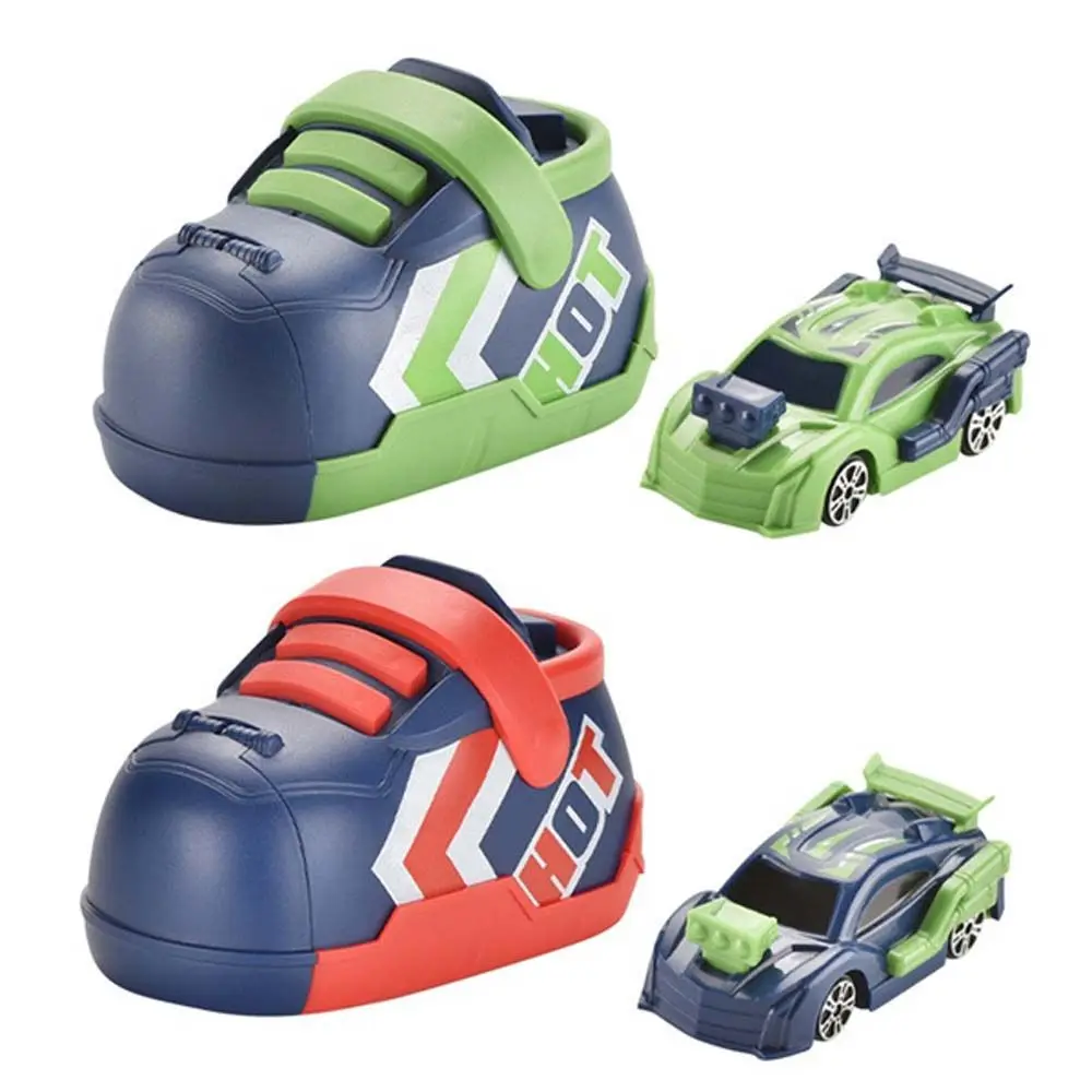 Kids Athletic Boy Cartoon Running Shoes Competitive Toys Catapult Car Toys Toy Car Set Inertia Vehicle Super Racing Car