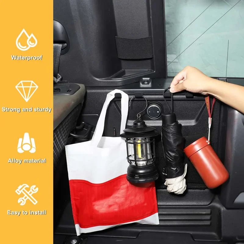 

Car Umbrella Holder Trunk Mount Plant Towel Hook For Land Rover Defender 110 2020+ Accessories