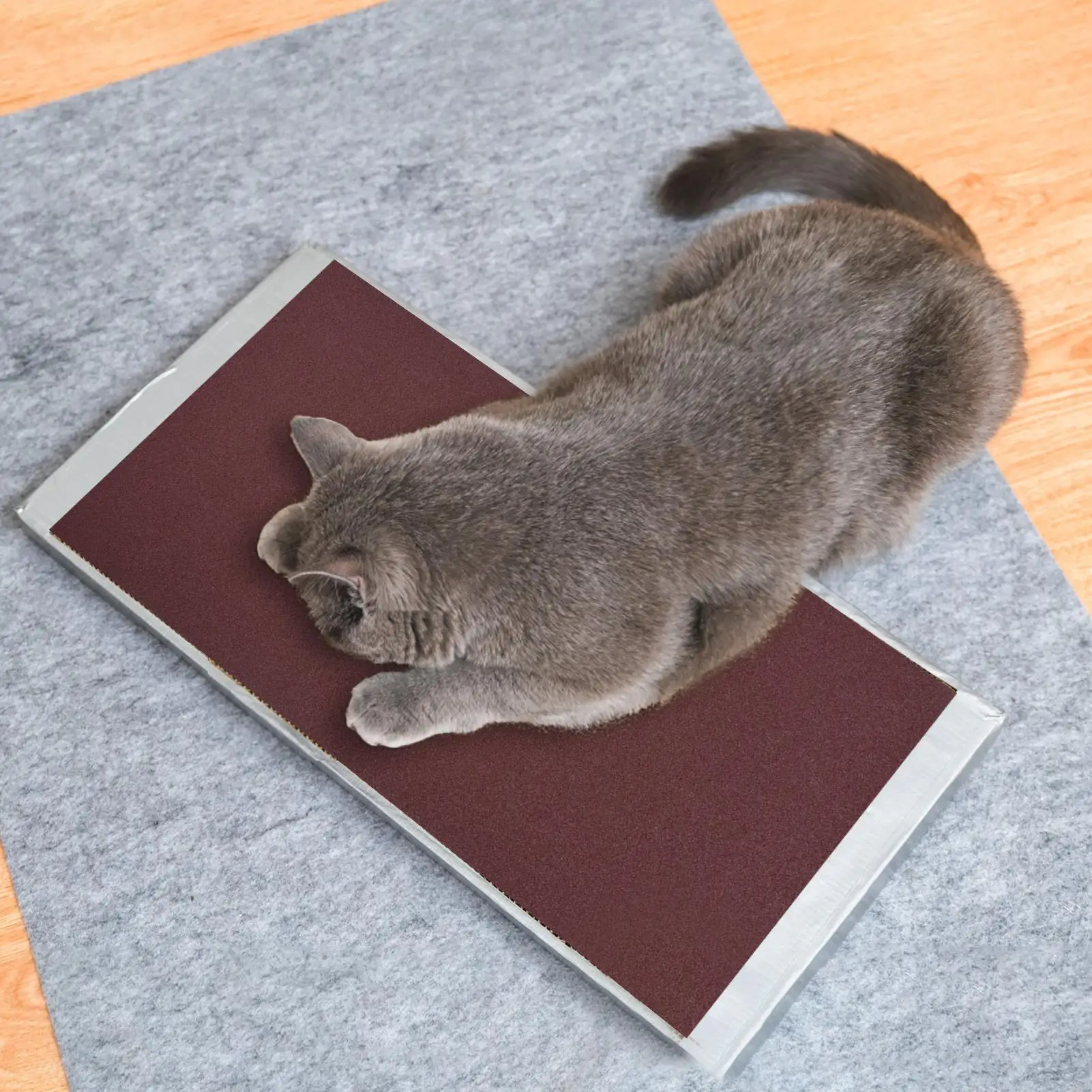 20 X 10 Inch Self Adhesive Sandpaper 3PCS Dog Scratch Pad Replacement 60 80 120grit Cat Nail File Scratcher Dog Sandpaper