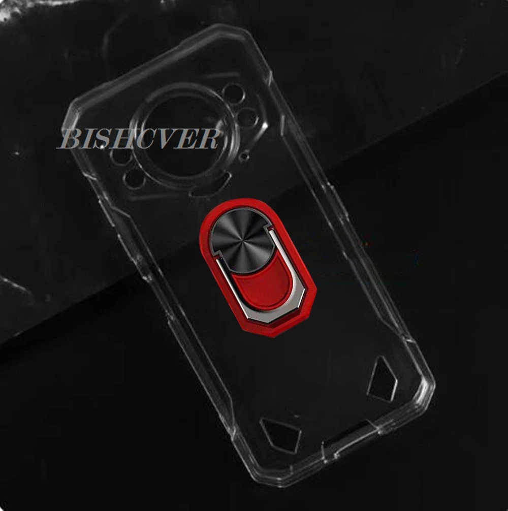 Magnet Phone Case For Doogee S200 Ultra 6.72" Doogee S200 Ultra S200Ultra Shockproof Soft TPU Silicone Cover With Ring Holder