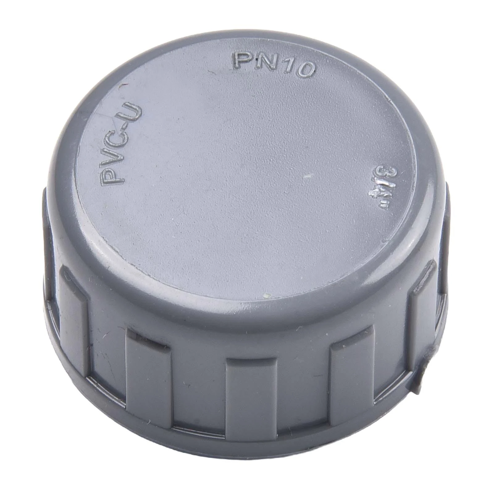 2pcs Pipe PVC Threaded Cap Round Female Thread Hose Connector With Rubber Seals Home Improvement Plumbing Fixtures