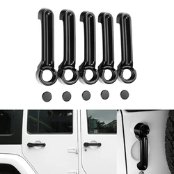 4pcs Car Door Handle Cover Black/Chrome Exterior Door Handles Covers For Jeep Wrangler JK 2007-2018 For Jeep Liberty 2008-2012