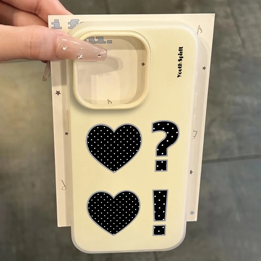 Polka Dot Herz Kreativhülle für Samsung Galaxy S21 S25 S24 S23 Ultra S22 Plus FE A56 A55 A54 A36 A35 A34 5G Stoßfeste Schutzhülle – Detail 4