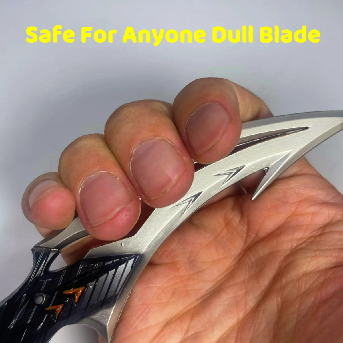 Espada katana de metal valorant prime vandal, 7 polegadas, sabre samurai original, faca ninja, sabre japonês, acessórios de cosplay, brinquedo adereço